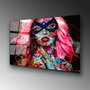 Wallity Pintura Decorativa de Vidrio Templado Multicolor 70 x 100 cm